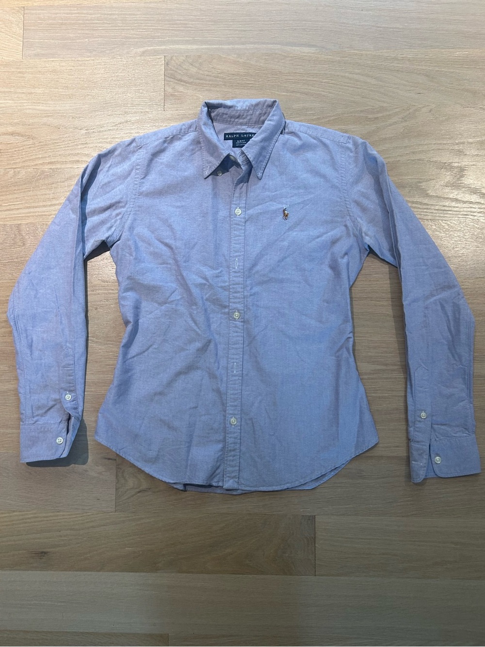 Ralph Lauren Light Blue Long-Sleeve Oxford Shirt